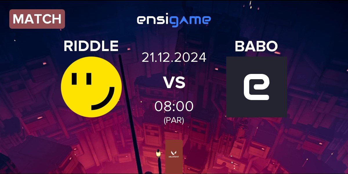 Match RIDDLE ORDER RIDDLE vs BABO | 21.12