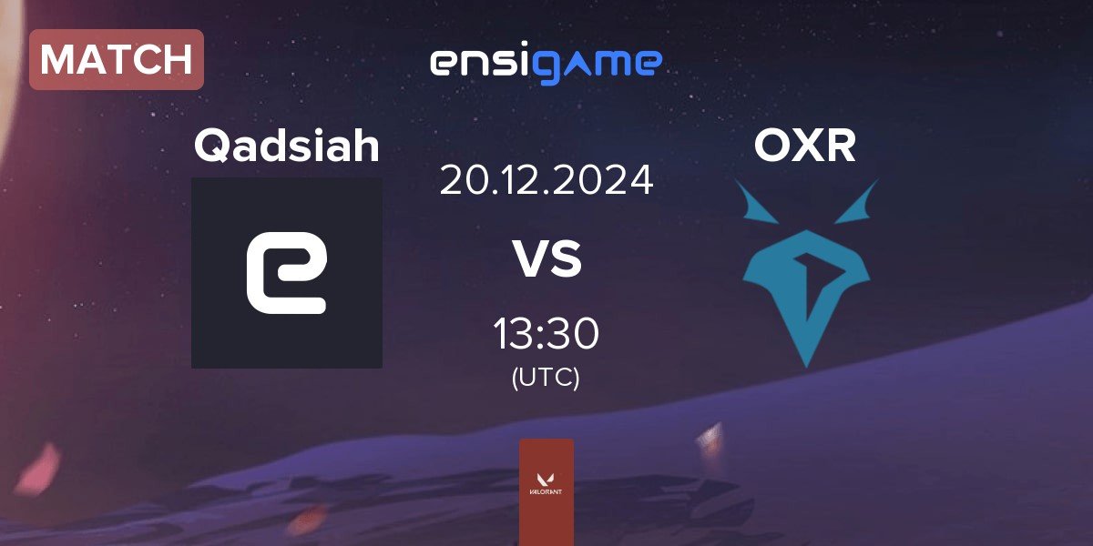 Match Qadsiah Esports Qadsiah vs Onyx Ravens OXR | 20.12