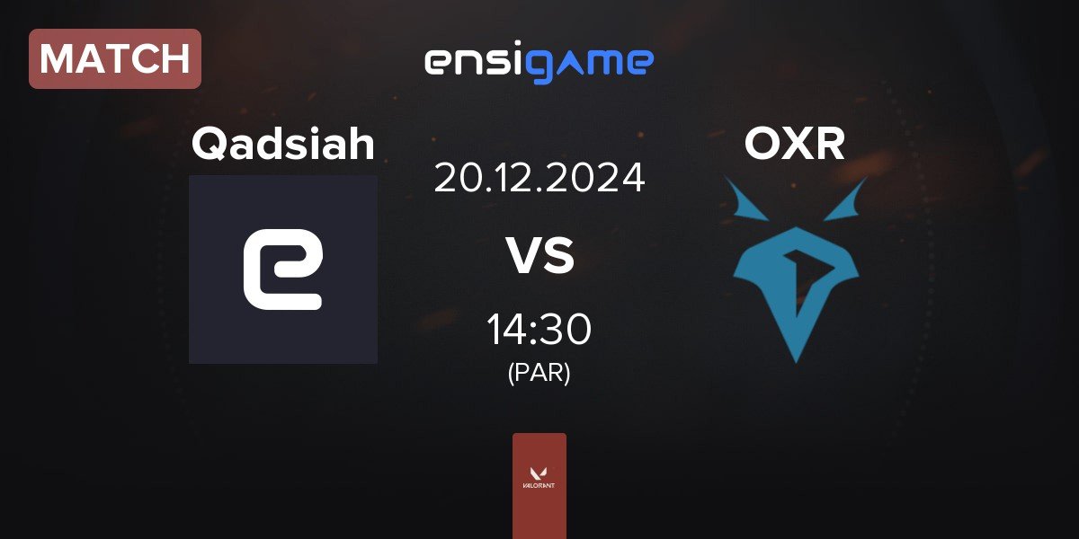 Match Qadsiah Esports Qadsiah vs Onyx Ravens OXR | 20.12