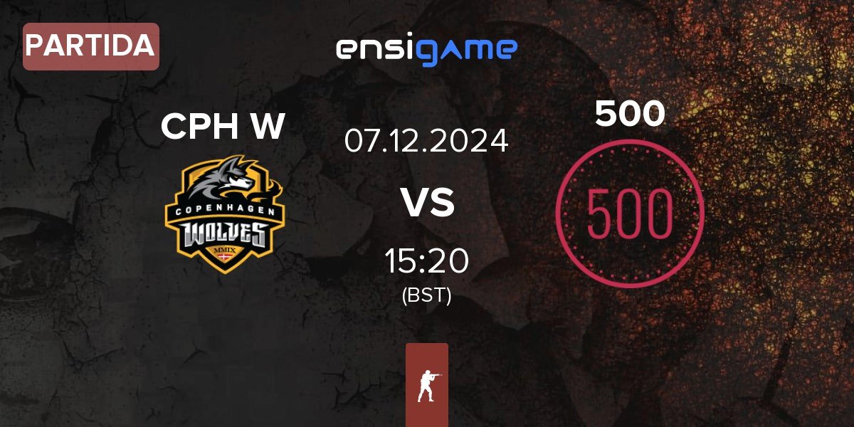 Partida Copenhagen Wolves CPH W vs 500 | 07.12