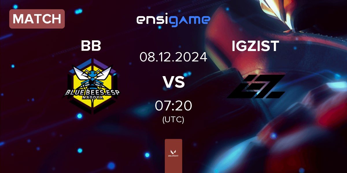 Match BLUE BEES BB vs IGZIST | 08.12