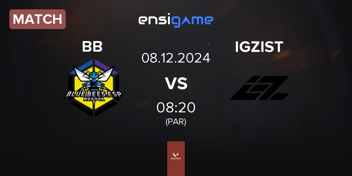 Match BLUE BEES BB vs IGZIST | 08.12