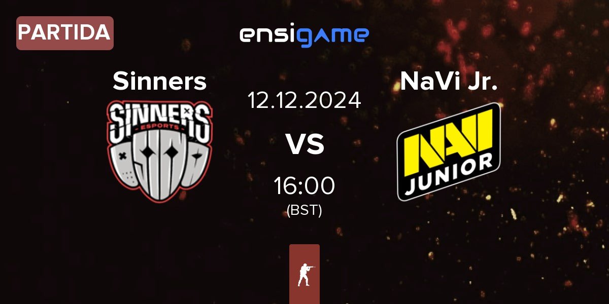 Partida Sinners Esports Sinners vs Natus Vincere Junior NaVi Jr. | 12.12