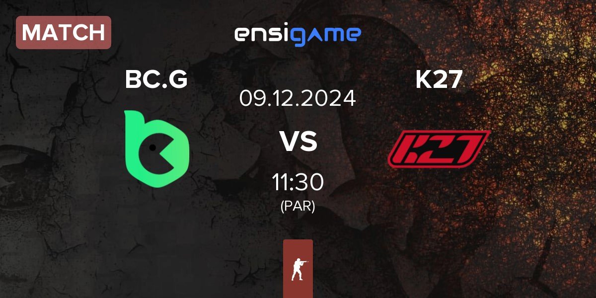 Match BC.Game Esports BC.G vs K27 | 09.12