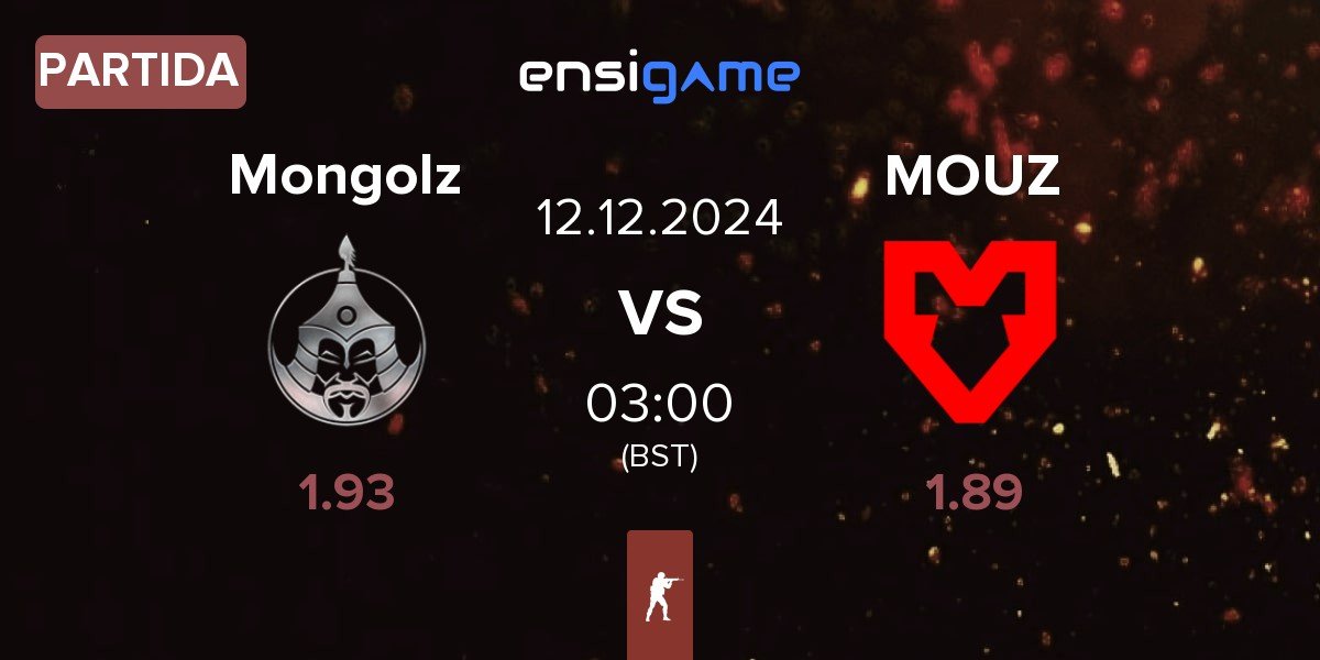 Partida The Mongolz Mongolz vs MOUZ | 12.12