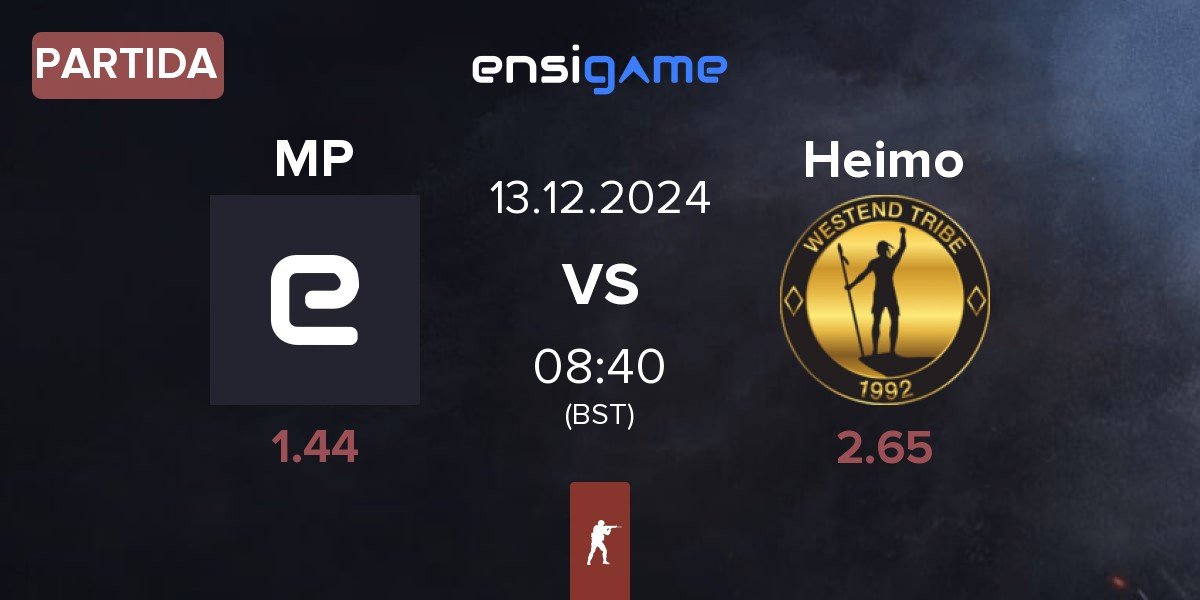 Partida Mission Possible MP vs Heimo Esports Heimo | 13.12