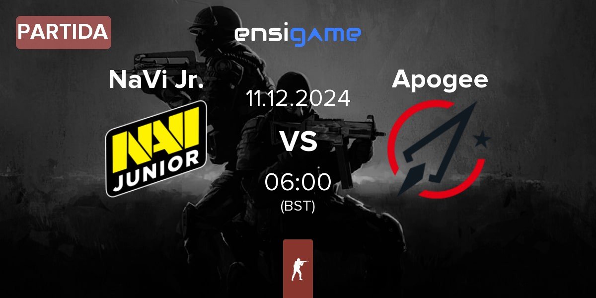 Partida Natus Vincere Junior NaVi Jr. vs Apogee | 11.12