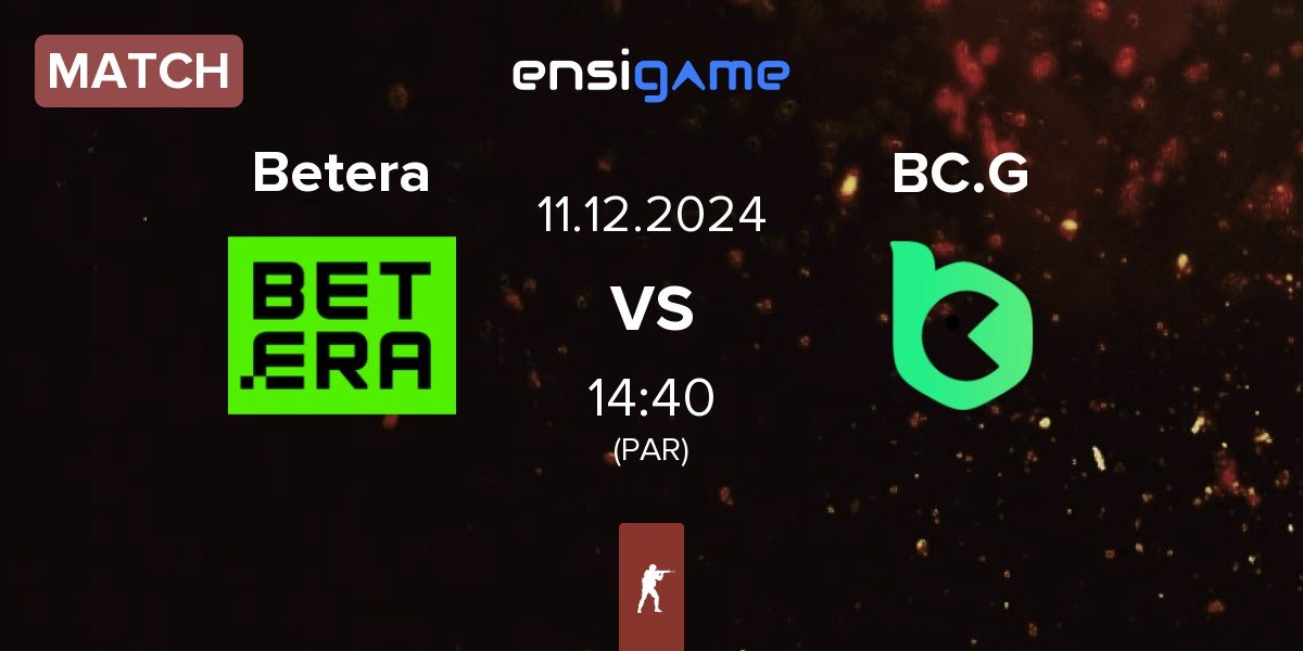 Match Betera vs BC.Game Esports BC.G | 11.12