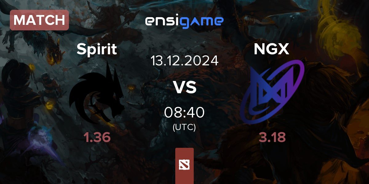 Match Team Spirit Spirit vs Nigma Galaxy NGX | 13.12