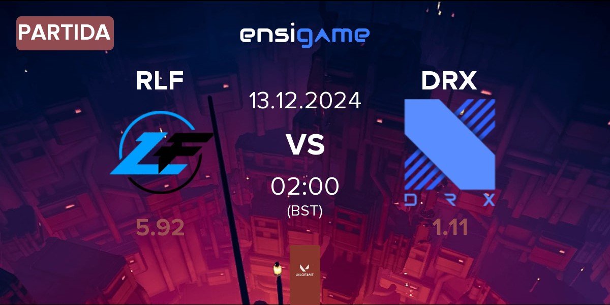 Partida Rapid Lofi RLF vs DRX | 13.12