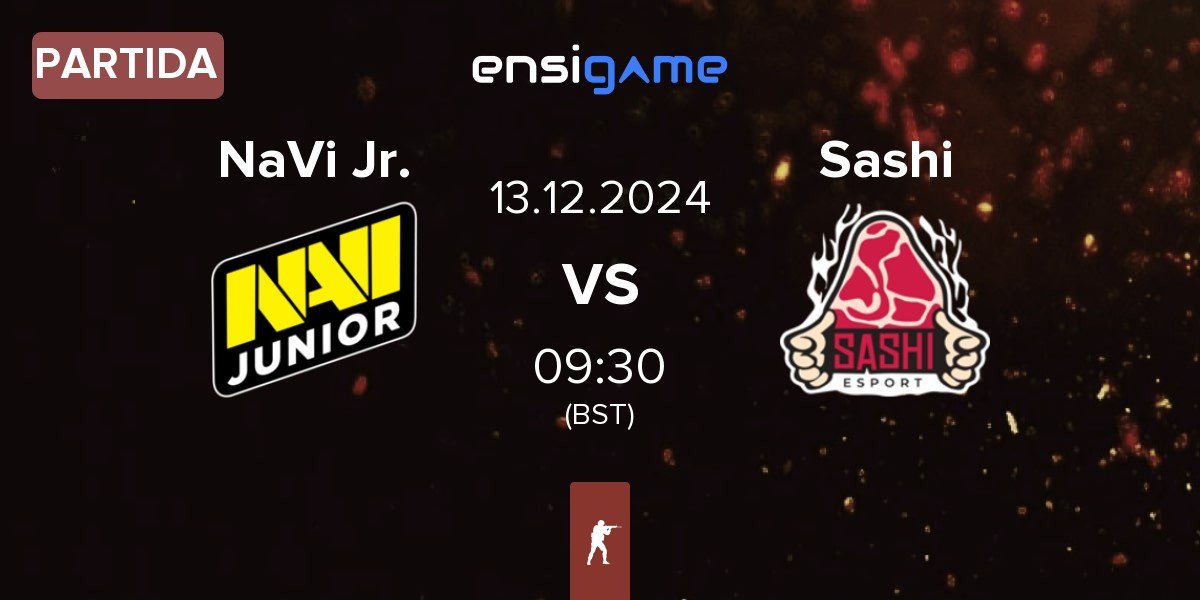 Partida Natus Vincere Junior NaVi Jr. vs Sashi Esport Sashi | 13.12