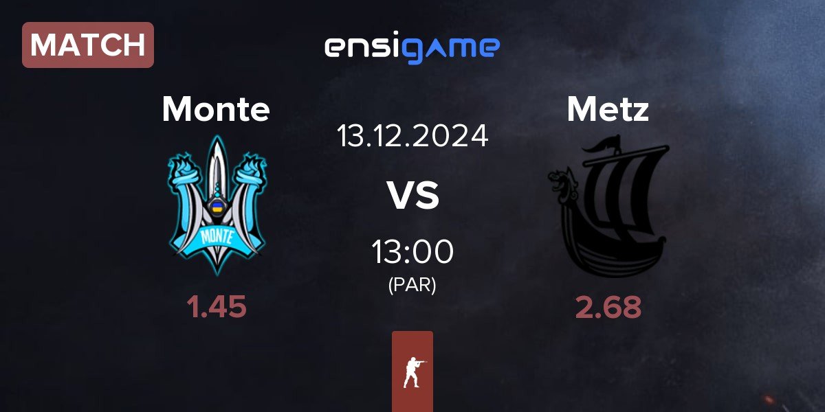 Match Monte vs Metizport Metz | 13.12