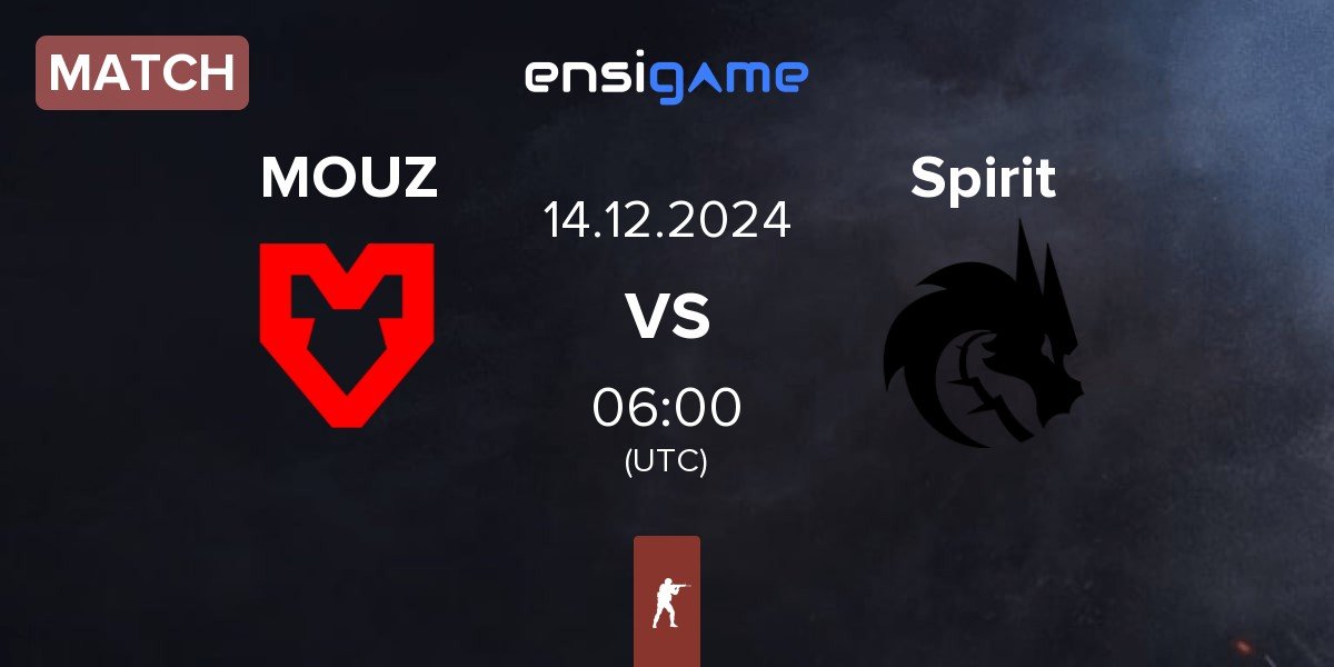 Match MOUZ vs Team Spirit Spirit | 14.12