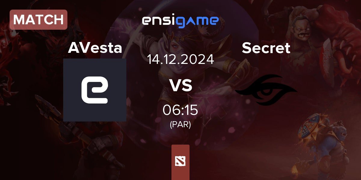 Match AnimeVesta AVesta vs Team Secret Secret | 14.12