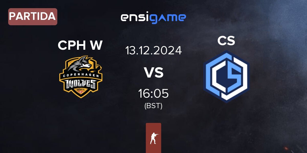 Partida Copenhagen Wolves CPH W vs CYBERSHOKE Esports CS | 13.12