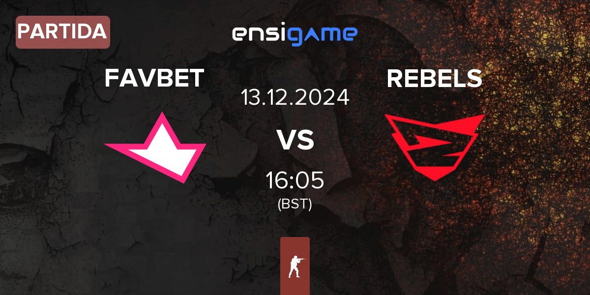 Partida FAVBET Team FAVBET vs Rebels Gaming REBELS | 13.12