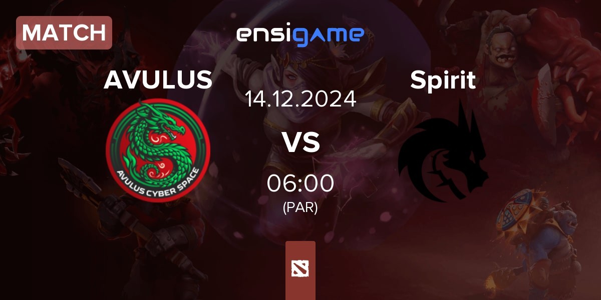 Match AVULUS vs Team Spirit Spirit | 14.12