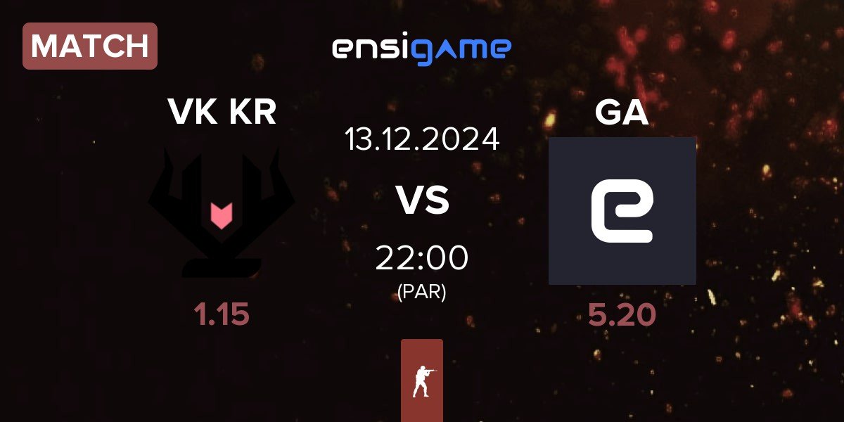 Match Vikings KR VK KR vs Galorys Academy GA | 13.12