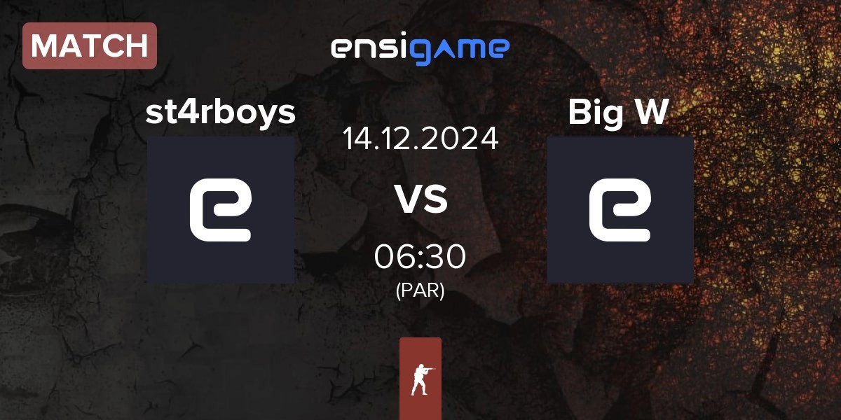 Match st4rboys vs Big W | 14.12