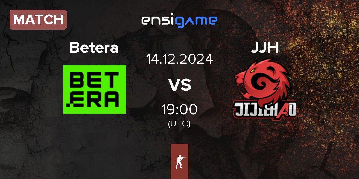 Match Betera vs JiJieHao JJH | 14.12