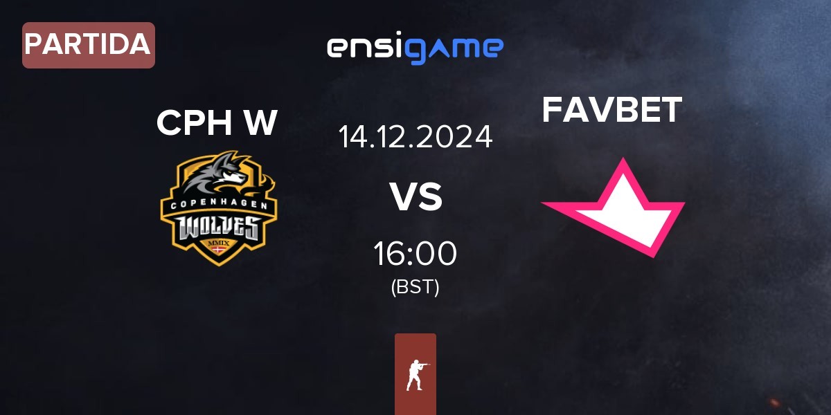 Partida Copenhagen Wolves CPH W vs FAVBET Team FAVBET | 14.12