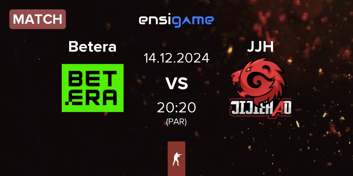 Match Betera vs JiJieHao JJH | 14.12