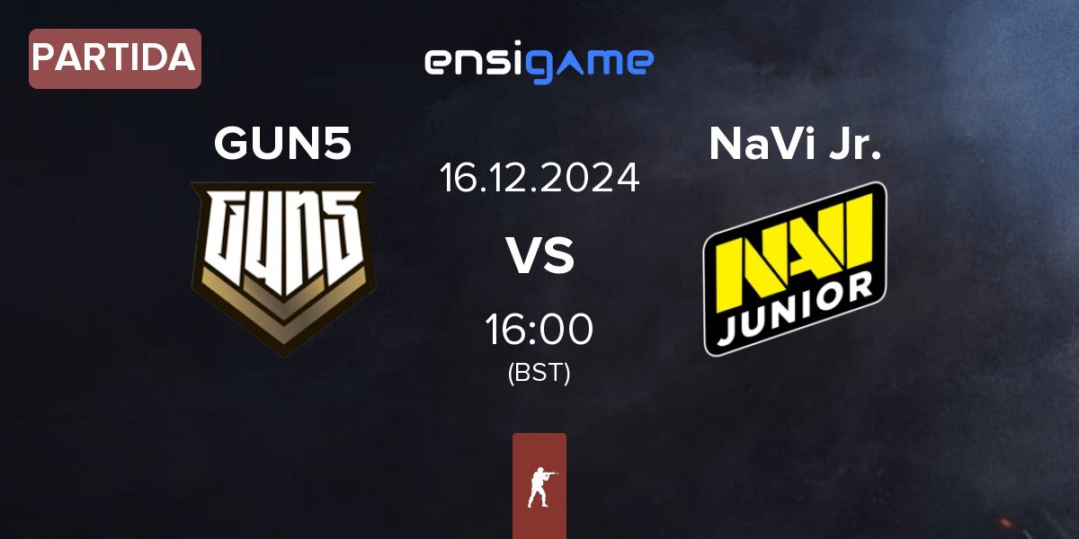 Partida GUN5 Esports GUN5 vs Natus Vincere Junior NaVi Jr. | 16.12