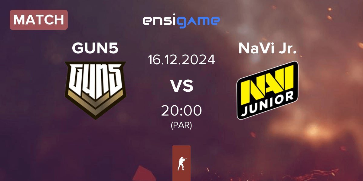 Match GUN5 Esports GUN5 vs Natus Vincere Junior NaVi Jr. | 16.12