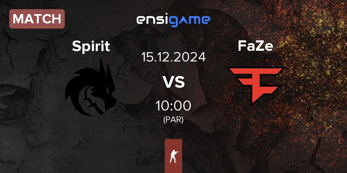 Match Team Spirit Spirit vs FaZe Clan FaZe | 15.12