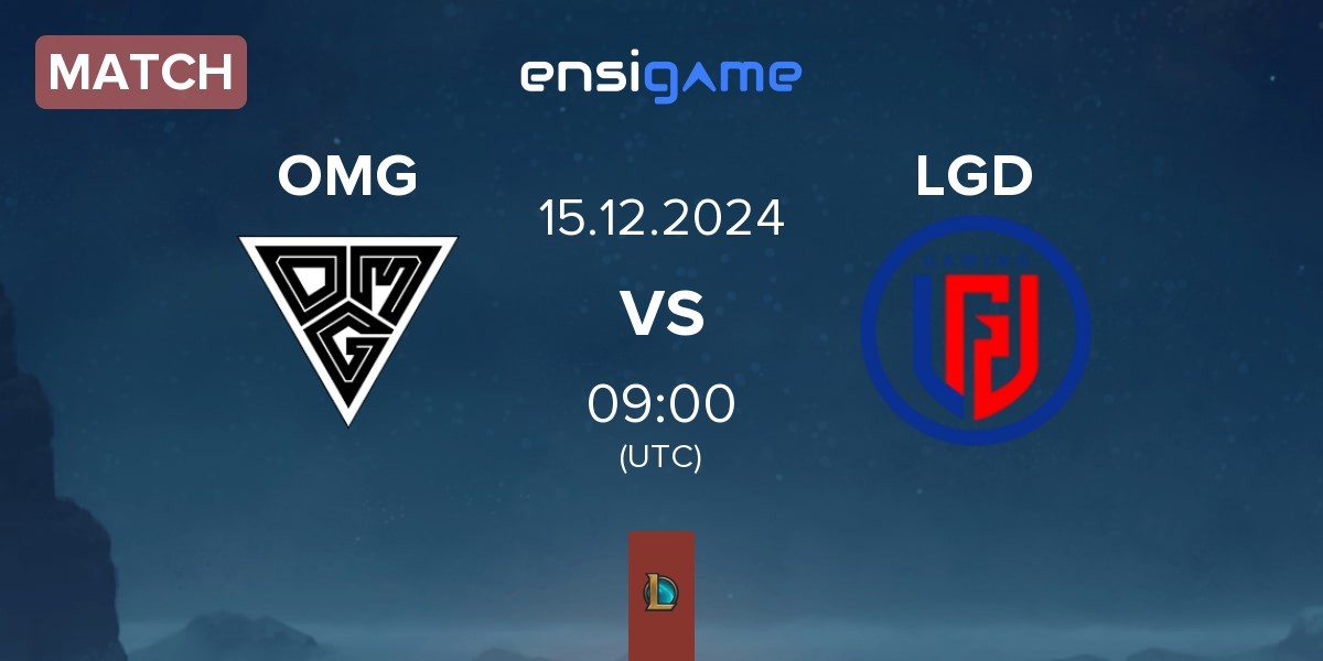 Match Oh My God OMG vs LGD Gaming LGD | 15.12