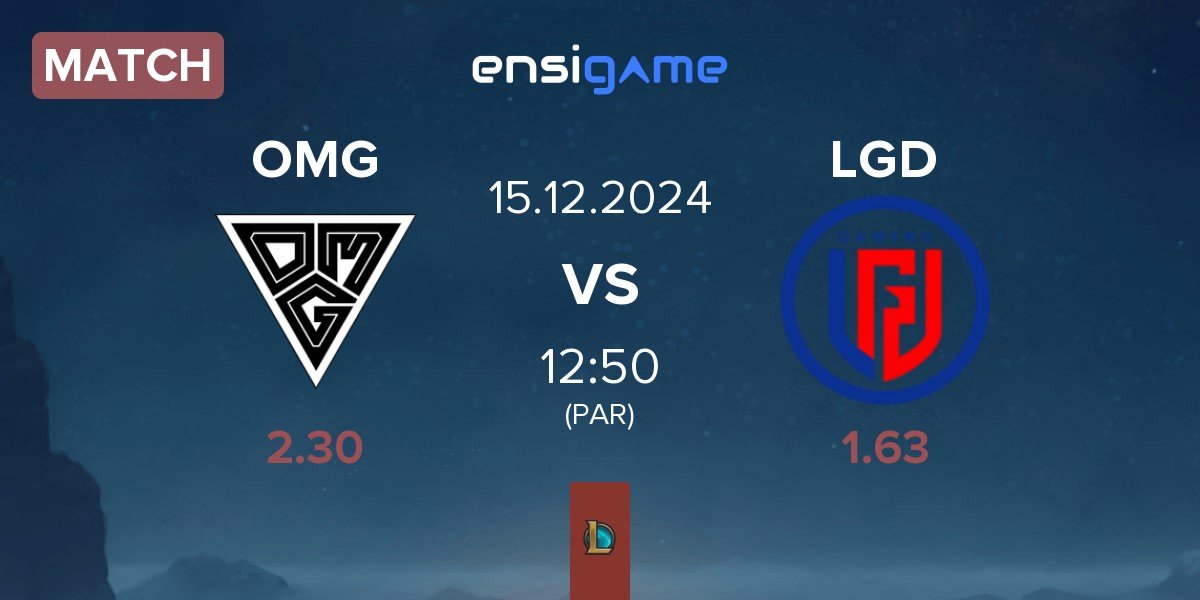 Match Oh My God OMG vs LGD Gaming LGD | 15.12