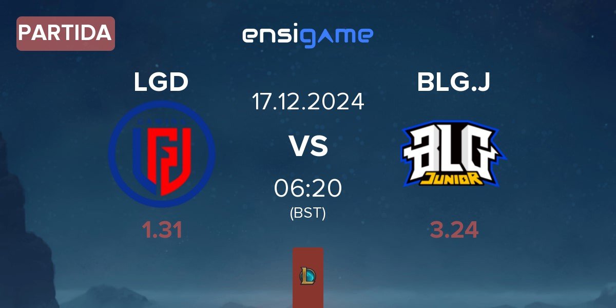 Partida LGD Gaming LGD vs Bilibili Gaming Junior BLG.J | 17.12