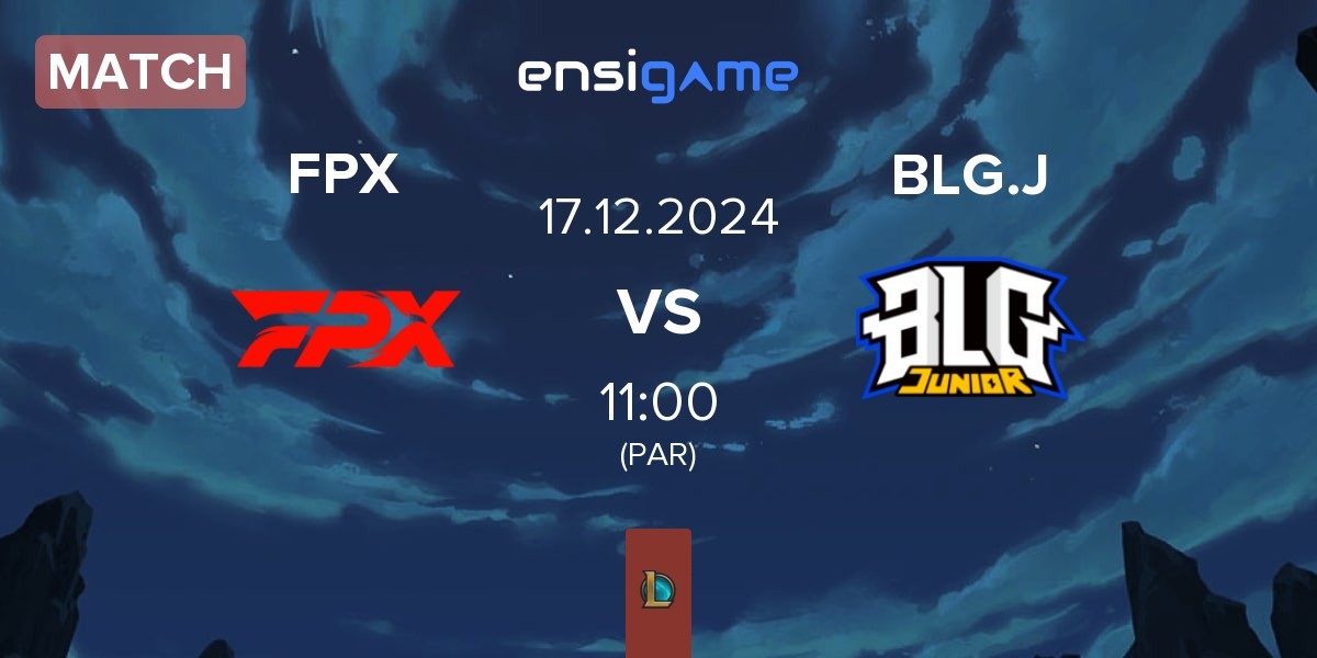 Match FunPlus Phoenix FPX vs Bilibili Gaming Junior BLG.J | 17.12