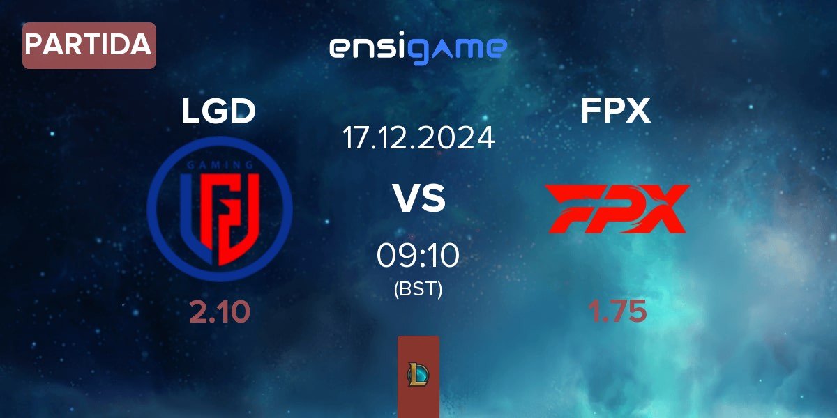 Partida LGD Gaming LGD vs FunPlus Phoenix FPX | 17.12