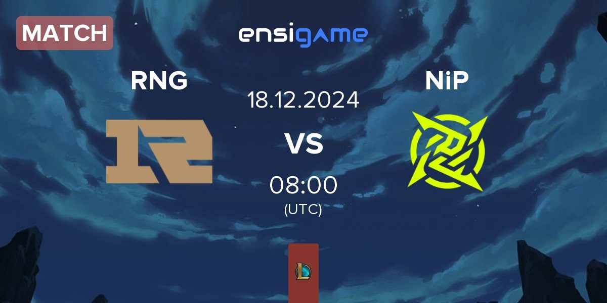 Match Royal Never Give Up RNG vs Ninjas In Pyjamas NiP | 18.12