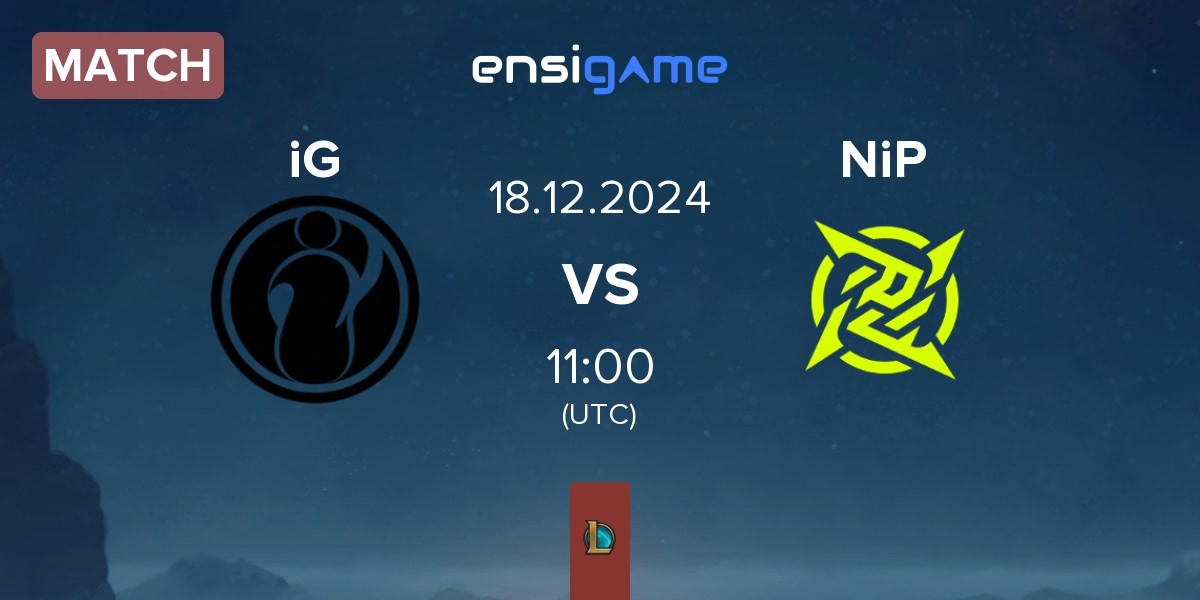 Match Invictus Gaming iG vs Ninjas In Pyjamas NiP | 18.12