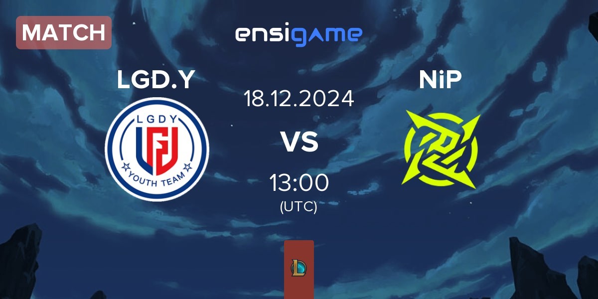 Match LGD Gaming Young LGD.Y vs Ninjas In Pyjamas NiP | 18.12