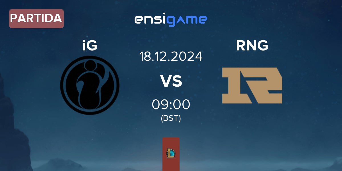 Partida Invictus Gaming iG vs Royal Never Give Up RNG | 18.12