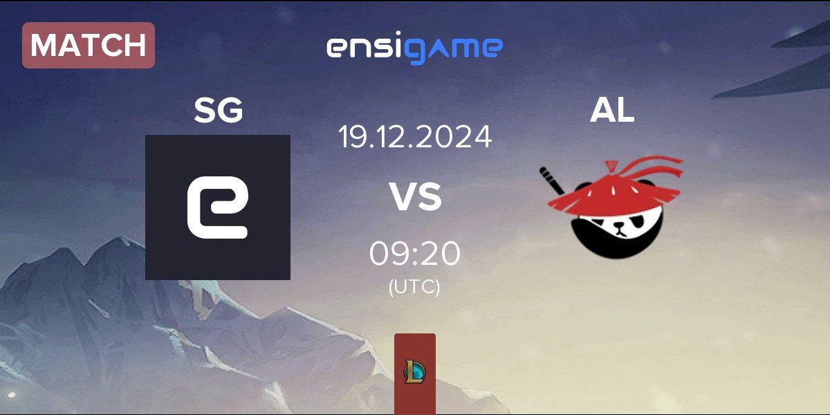 Match Super Gaming SG vs Anyone's Legend AL | 19.12