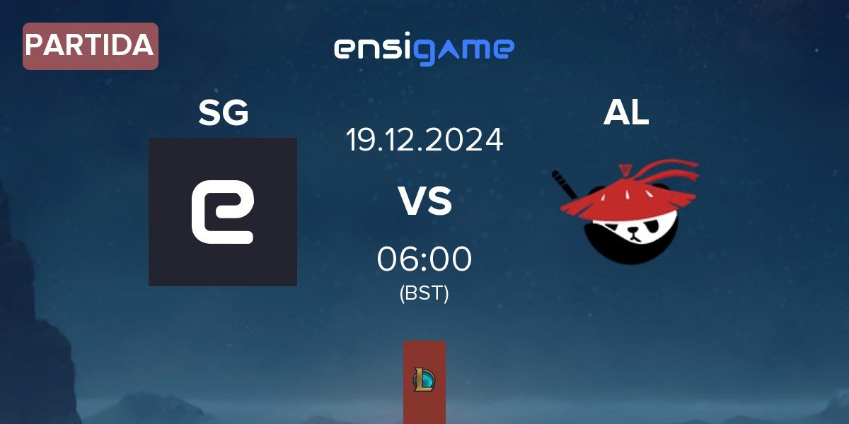 Partida Super Gaming SG vs Anyone's Legend AL | 19.12