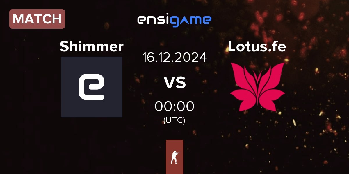 Match Shimmer vs Lotus FE Lotus.fe | 16.12