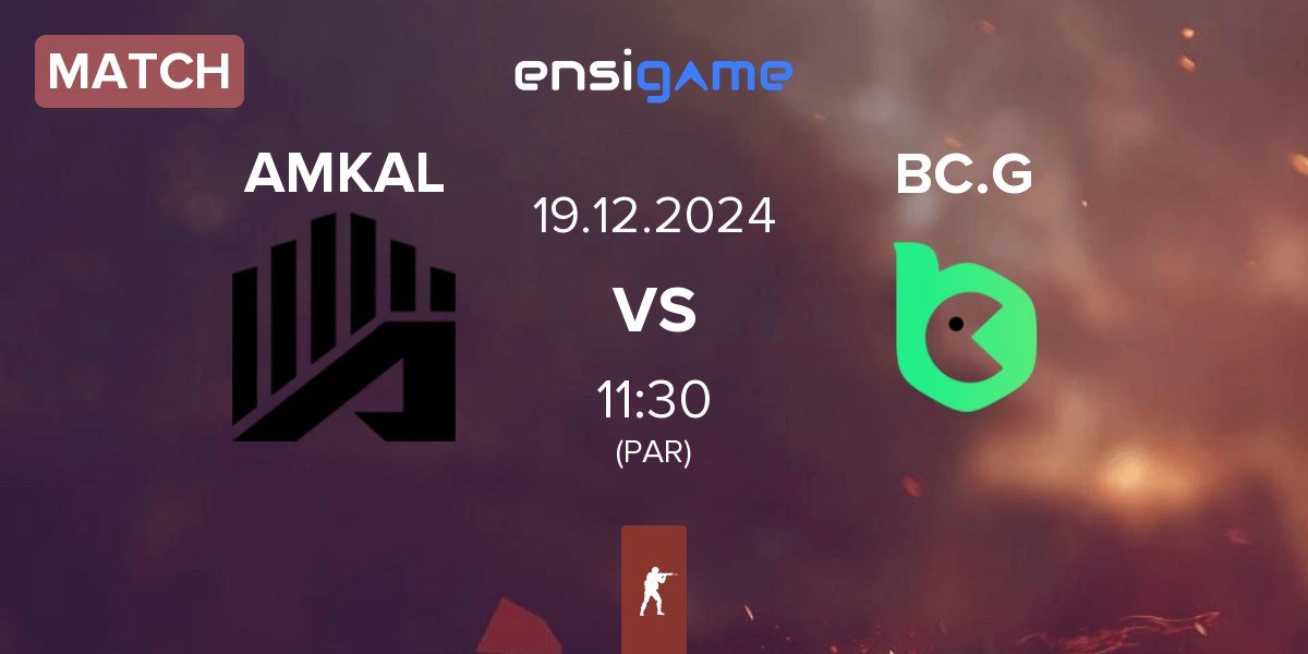 Match AMKAL vs BC.Game Esports BC.G | 19.12