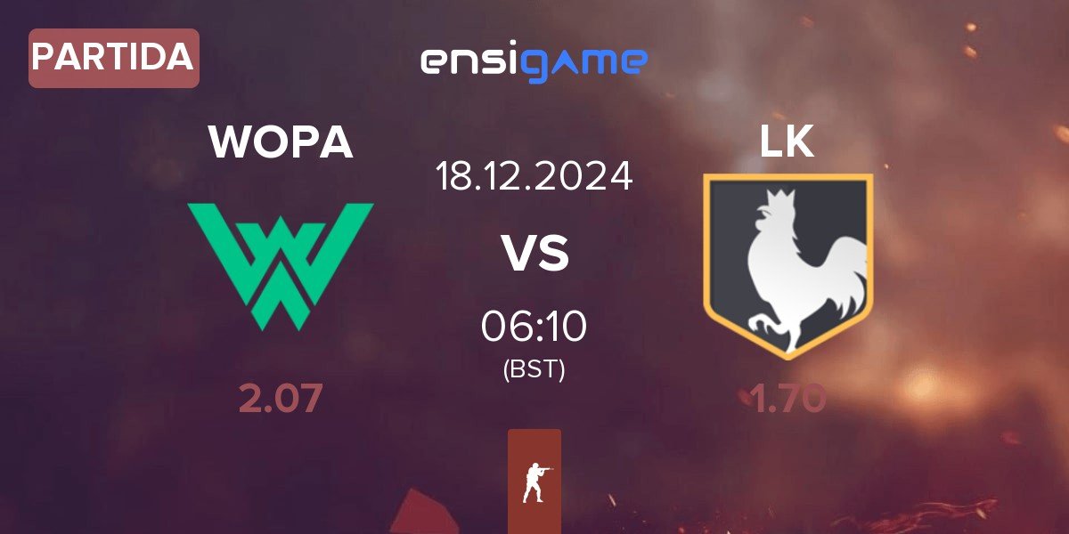 Partida WOPA Esport WOPA vs los kogutos LK | 18.12