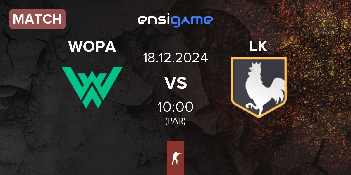 Match WOPA Esport WOPA vs los kogutos LK | 18.12