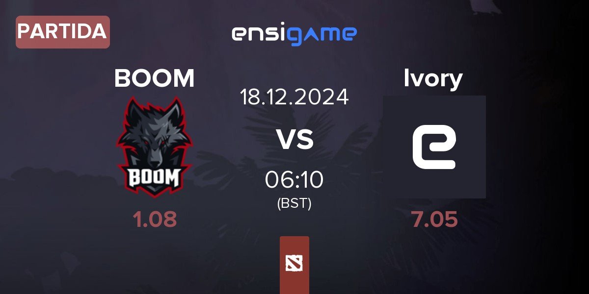 Partida BOOM Esports BOOM vs Ivory | 18.12