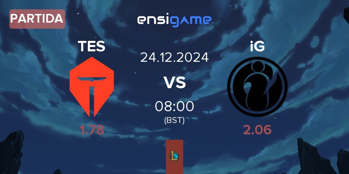 Partida TOP Esports TES vs Invictus Gaming iG | 24.12