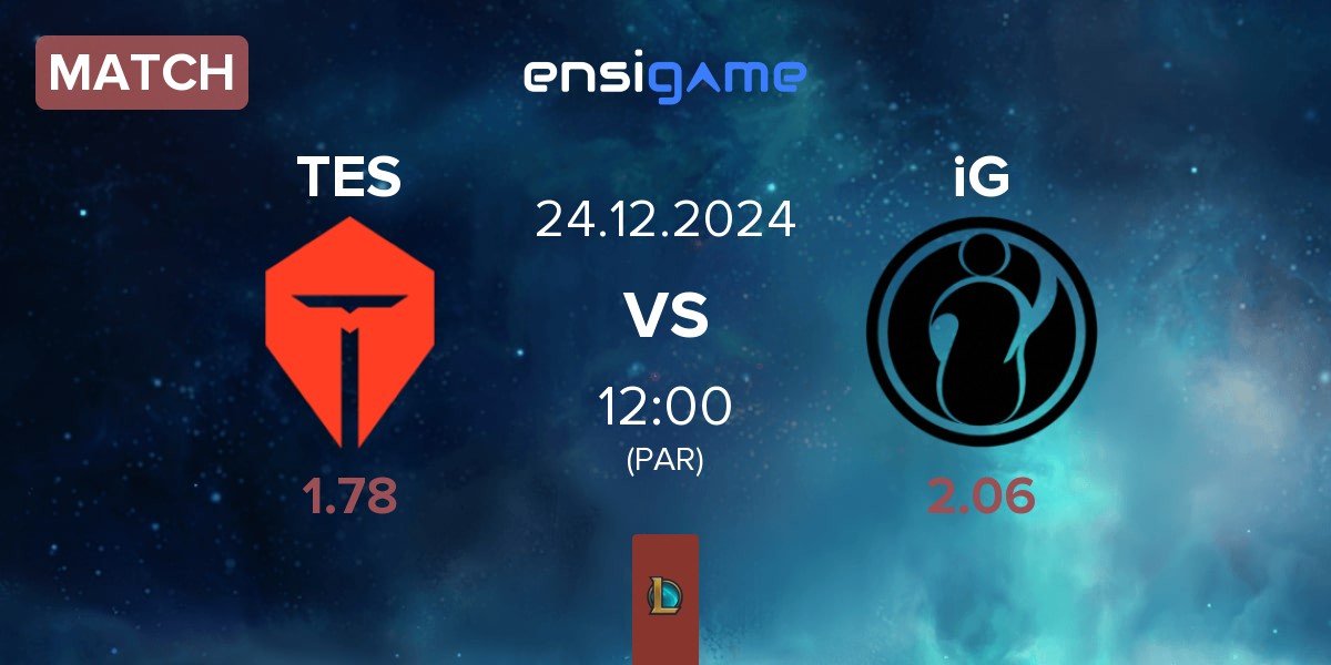 Match TOP Esports TES vs Invictus Gaming iG | 24.12