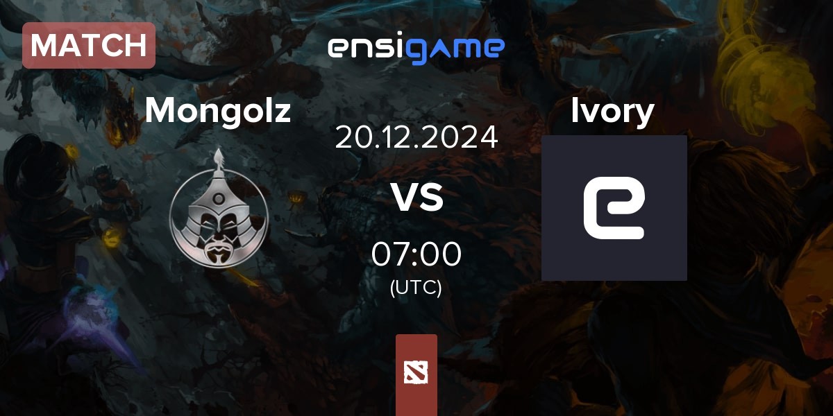 Match The Mongolz Mongolz vs Ivory | 20.12