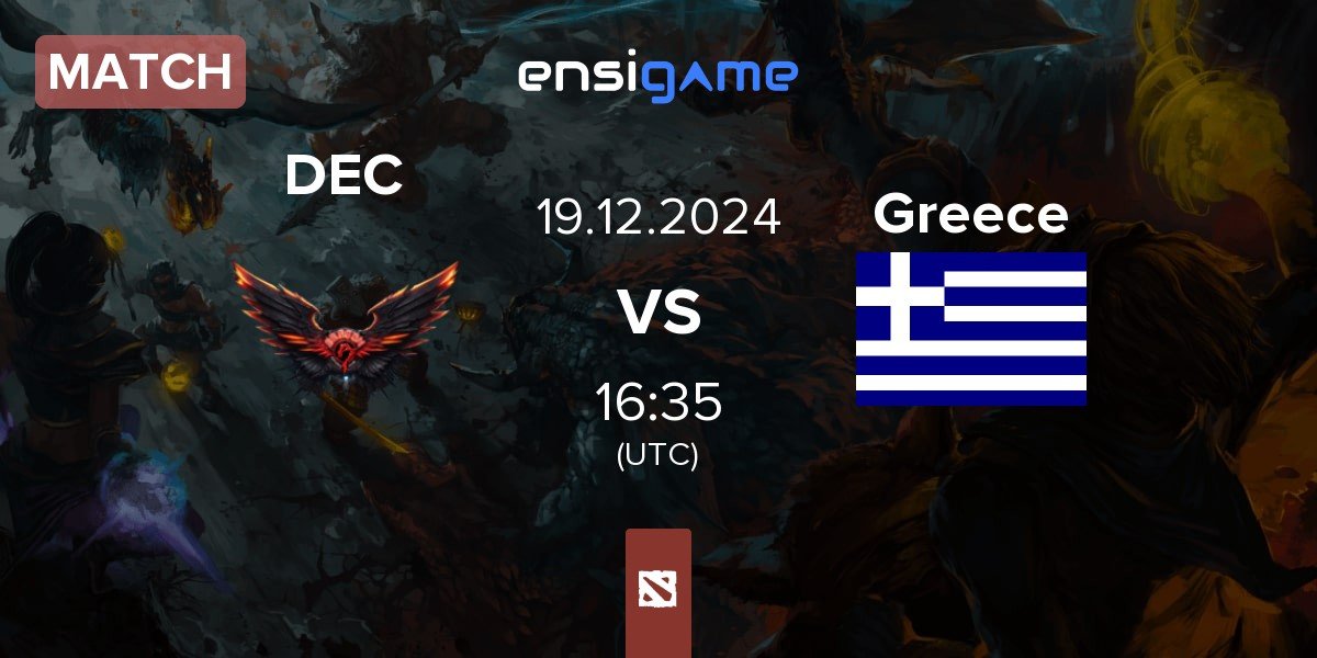 Match Dragon Esports Club DEC vs Greece | 19.12