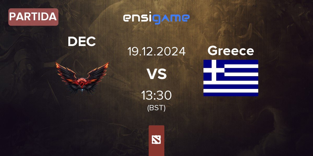 Partida Dragon Esports Club DEC vs Greece | 19.12